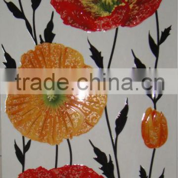 colorful flower hot sell ceramic decor 300x600MM