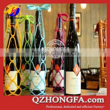 Promotional silicone wine bottle holder