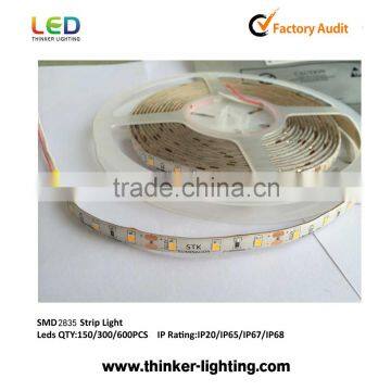 2016 SMD 2835 flexible LED Strips High brightness cold white color waterprooof/non-waterproof