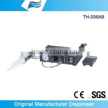 TH-206AB epoxy dispenser meter mix,epoxy glue two part mixer