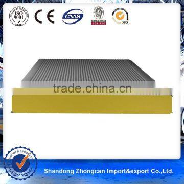 1000mm Width PPGI 0.45mm Steel Rock Wool Sandwich Panel for Sale