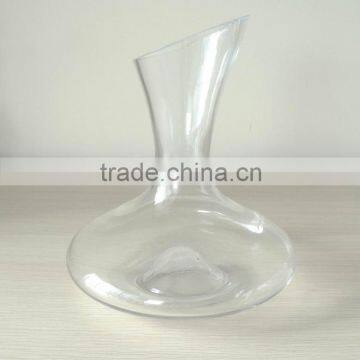 21cmDx22cmH clear cheap glass decanter
