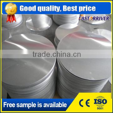 1050 1100 round aluminum circle plate manufacturer in china