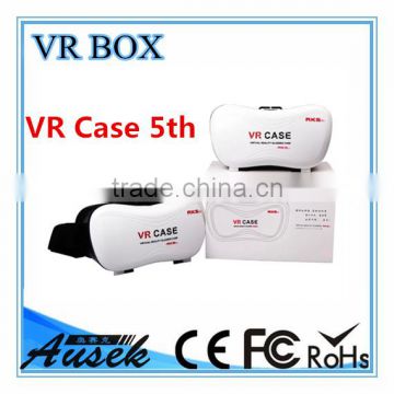 new arrive 2016 vr box bulk 3d glasses for sale 5th vr case 3D Movies Games Viewing Glasses For Cell Phone 4.7-6.0 inch
