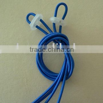 Blue Round Elastic Shoelaces