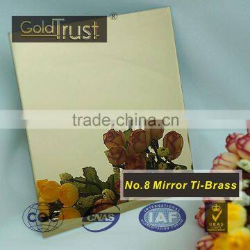 supply ASTM mirror finish stainless steel sheets for elevator building decoration and wall panels