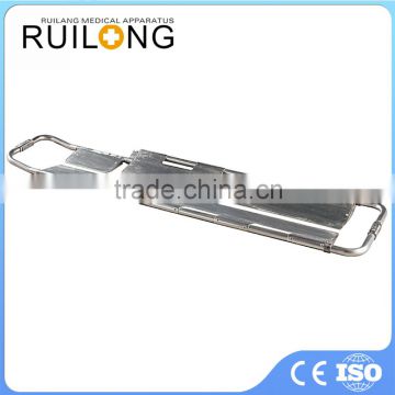 CE Approved Silver Foldable Rescue Scoop Stretcher