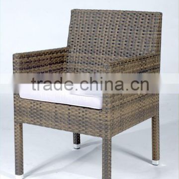 aluminium Stacking Restaurant PE Rattan chair for sale Madrid 2 luxury dining chair