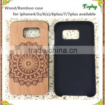 For i Phone7 Original Classical Design Bamboo natural Wood Phone Case From China