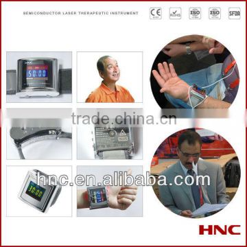 China manufacture of cold laser acupuncture therapy medical watch laser treatment instrument red laser light