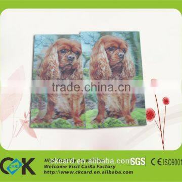 Eco-friendly pvc !Printing irregulare gradient type 3d card from gold supplier