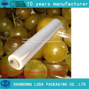 Hot sell smooth transparent machine PE casting stretch film roll the lowest price