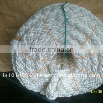White nylon multifilament rope