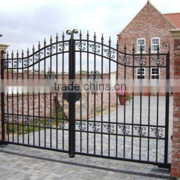 Customized Residential wrought iron/galvanized powder coated steel/Iron/ Stainless Steel Gate Ornament