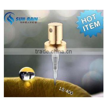 shiny gold or shiny silver aluminum prefume atomizer SR-401B1 15/400