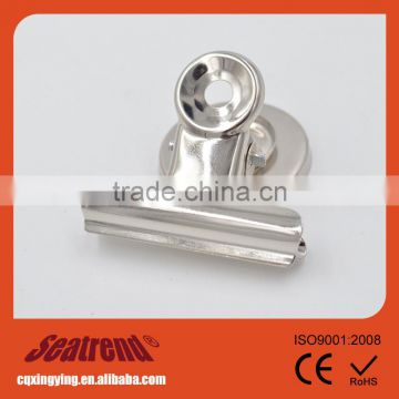 1.5Inch Nickel Plated Steel Magnetic Bulldog Clip