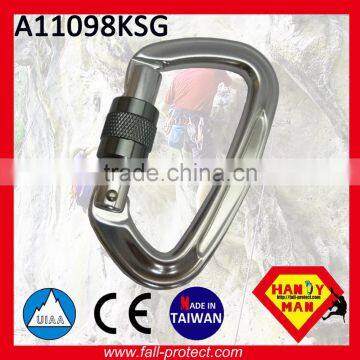 With CE & UIAA Rock Climbing Mountaineer	Aluminum Carabiner For Rescue