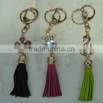 fashion alloy South Korea flannelette Artificial diamond Key Accessories/key pendant
