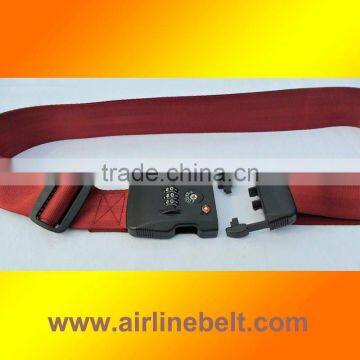 NEW Seatbelt wine red luggage belt, top quality