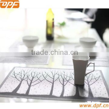 embroidery woven dining table mat