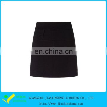 Special Designed Best Qulaity Polyester Fitness Black Golf Skirt