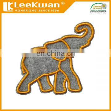 Elephant Three Dimensional Embroidery Applique/3D Embroidery Patch
