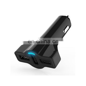 Car Charger ABS PC Material 12-24V 3 Port USB Car Charger for Universal