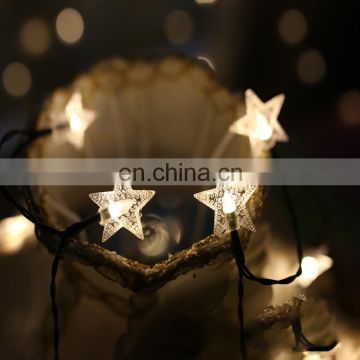 LED string lights copper wire led Christmas fairy twinkling star decorative light