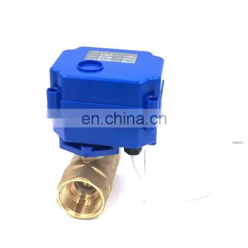 CWX-15N 2 way brass electric motorized underground water ball valve bronze