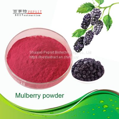 Natural mulberry powder can be used for baking, ice cream, yogurt, cake and other health and nutritional products and solid drinks