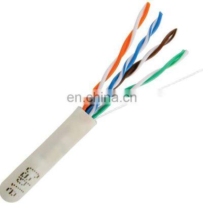 factory supply  Copper Cat5e Outdoor Lan Cable PE Sheathed 4 Pairs 24AWG