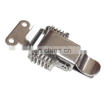 Spring loaded stainless steel toggle latch