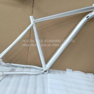 Road bicycle frame aluminum alloy mountain bike frame barrel shaft bicycle frame with alloy 6061 TIG welding