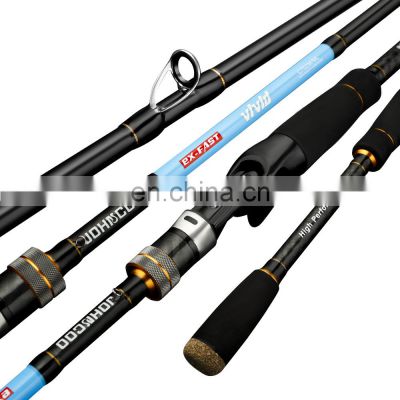 JOHNCOO VIVID II High Power-X M/ML Spinning Solid Tips Minnow Lure 1.92m 2.1m Casting Fishing Rods