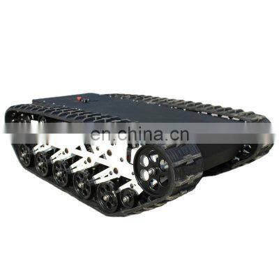 Mobile Rubber Tracked Crawler Vehicle Robot Chassis for Robot