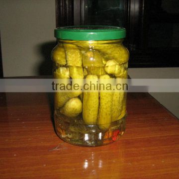 Pickled Cucumber in 370ml, 540ml, 720ml, 1500ml glass jar