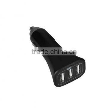 CE FCC certified Mutil 3 ports usb car charger