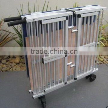 aluminum folding dog cage