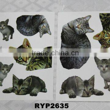 RYP2635 Set of 2pcs cat sticker