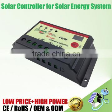 Solar Charge Controller Solar Energy System Controller, 12V 24V 10A KTD1210