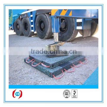 UHMWPE crane truck pad/plastic square outrigger pad/lifting foot pad