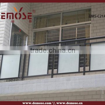 high quality customized glass balcony railings mount glass railing