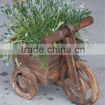 New design garden wood flower stand