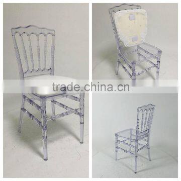 Promotion Clear Resin Napoleon Chair