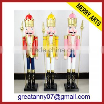 new design 15" United States Air Force Patriotic Military Wood Soldier Christmas Nutcracker