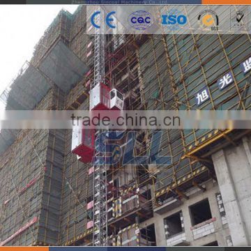 Zhengzhou Sincola High quality SC100 1 ton double cages construction lift hoist hot sale For sale