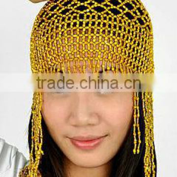 SWEGAL SGBDD130012 2colors silver and yellow belle dance head veil