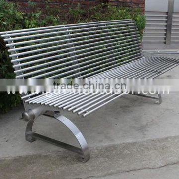 Stainless steel outdoor garden furniture bench modern outdoor furniture
