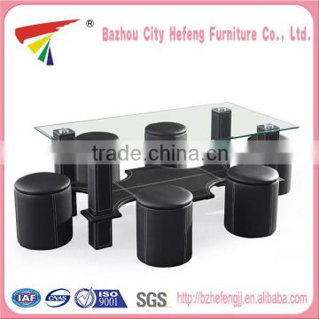 china alibaba hot sale modern tempered glass coffee table set