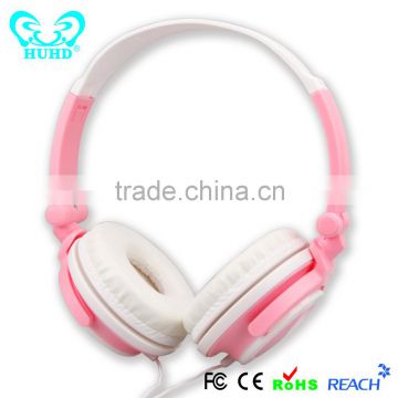 2014 Best Quality Hot Sale Stereo Wired headphone With Microphone For Kid BD-107